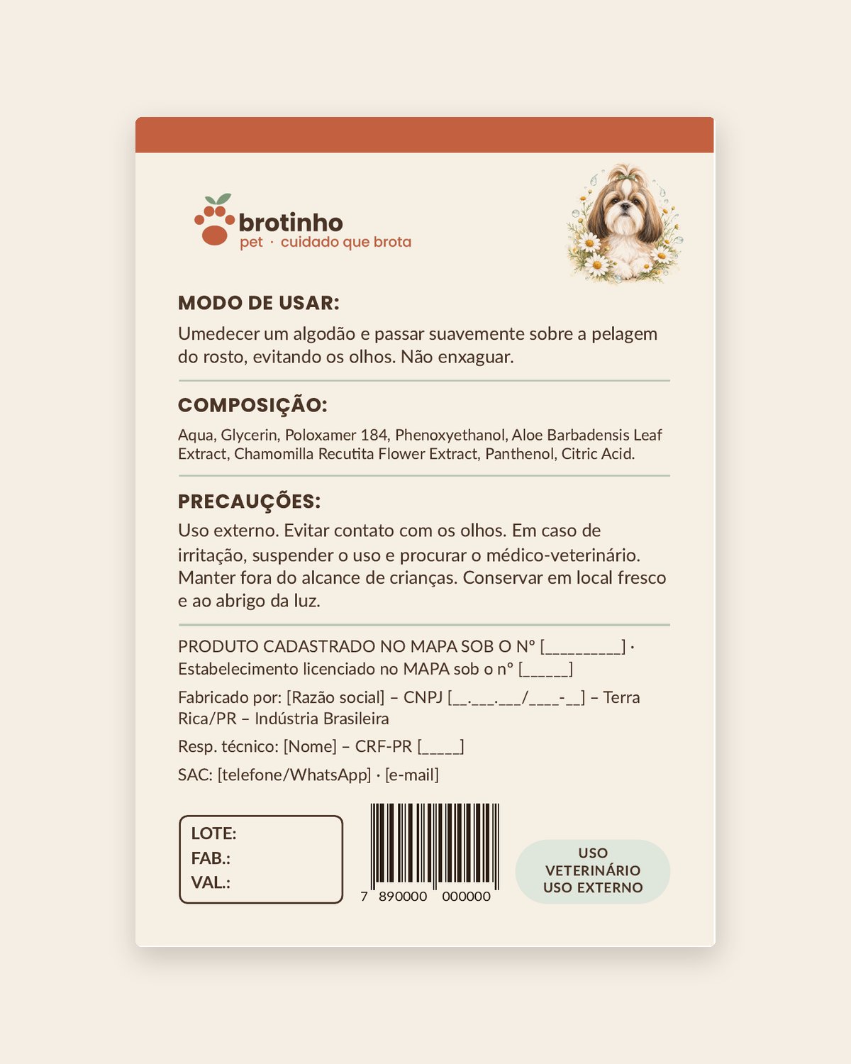 Água Micelar Pet