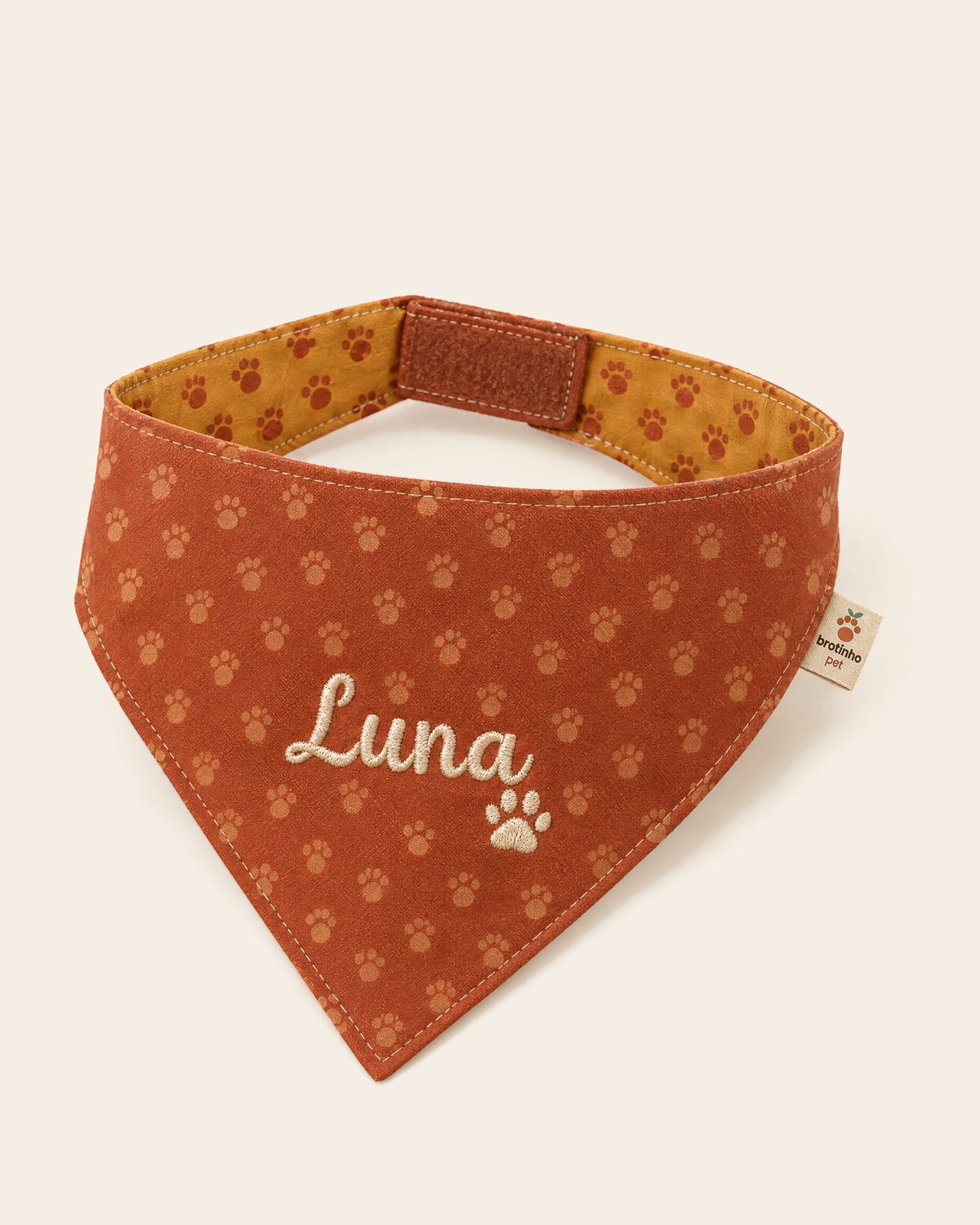 Bandana Bordada com Nome