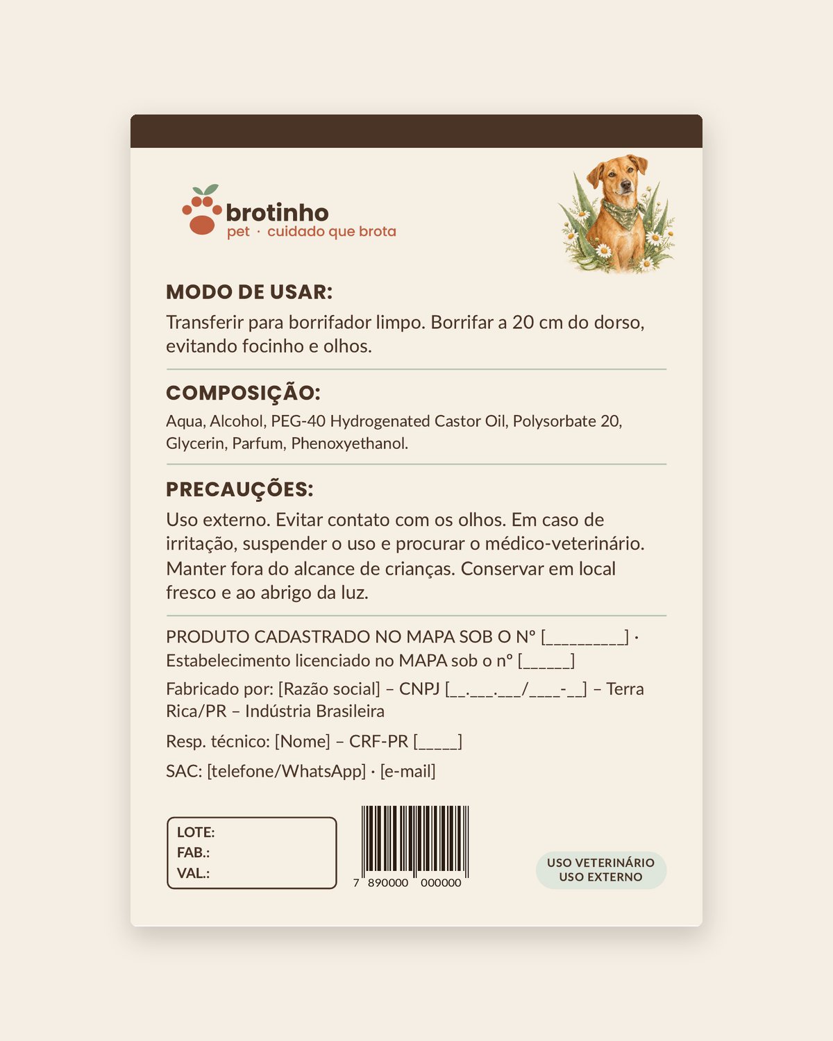 Colônia Pro Refil 1 L