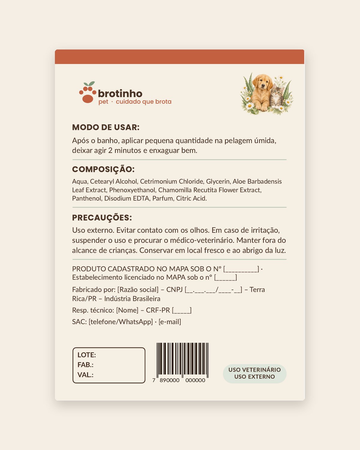 Condicionador Filhotes