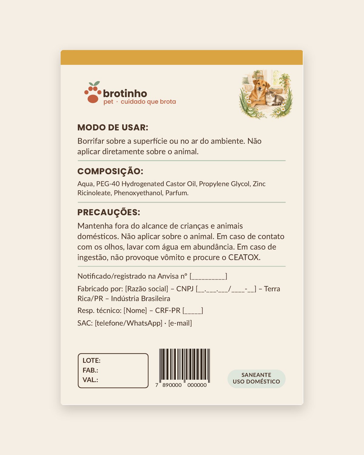 Eliminador de Odores Ambientes Pet