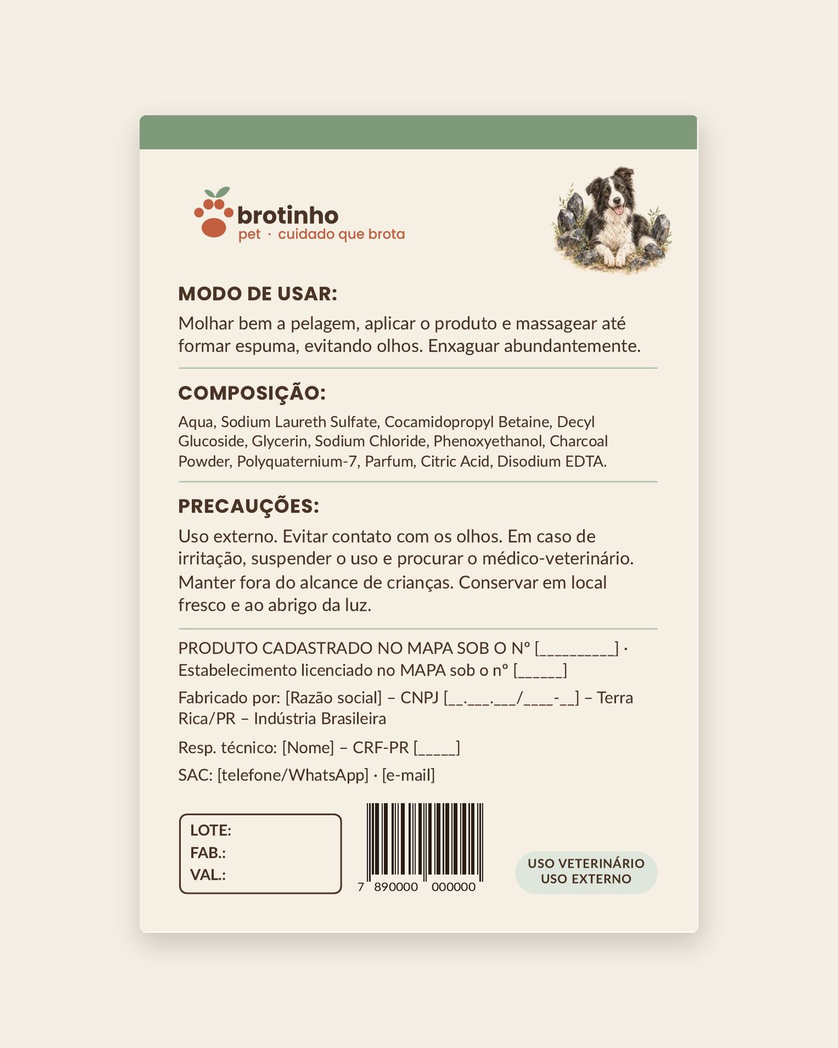 Shampoo Carvão Limpeza Profunda