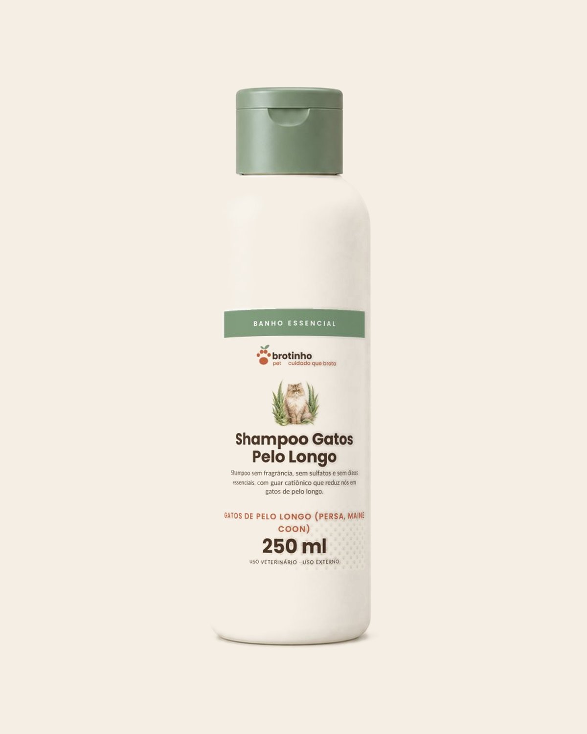 Shampoo Gatos Pelo Longo