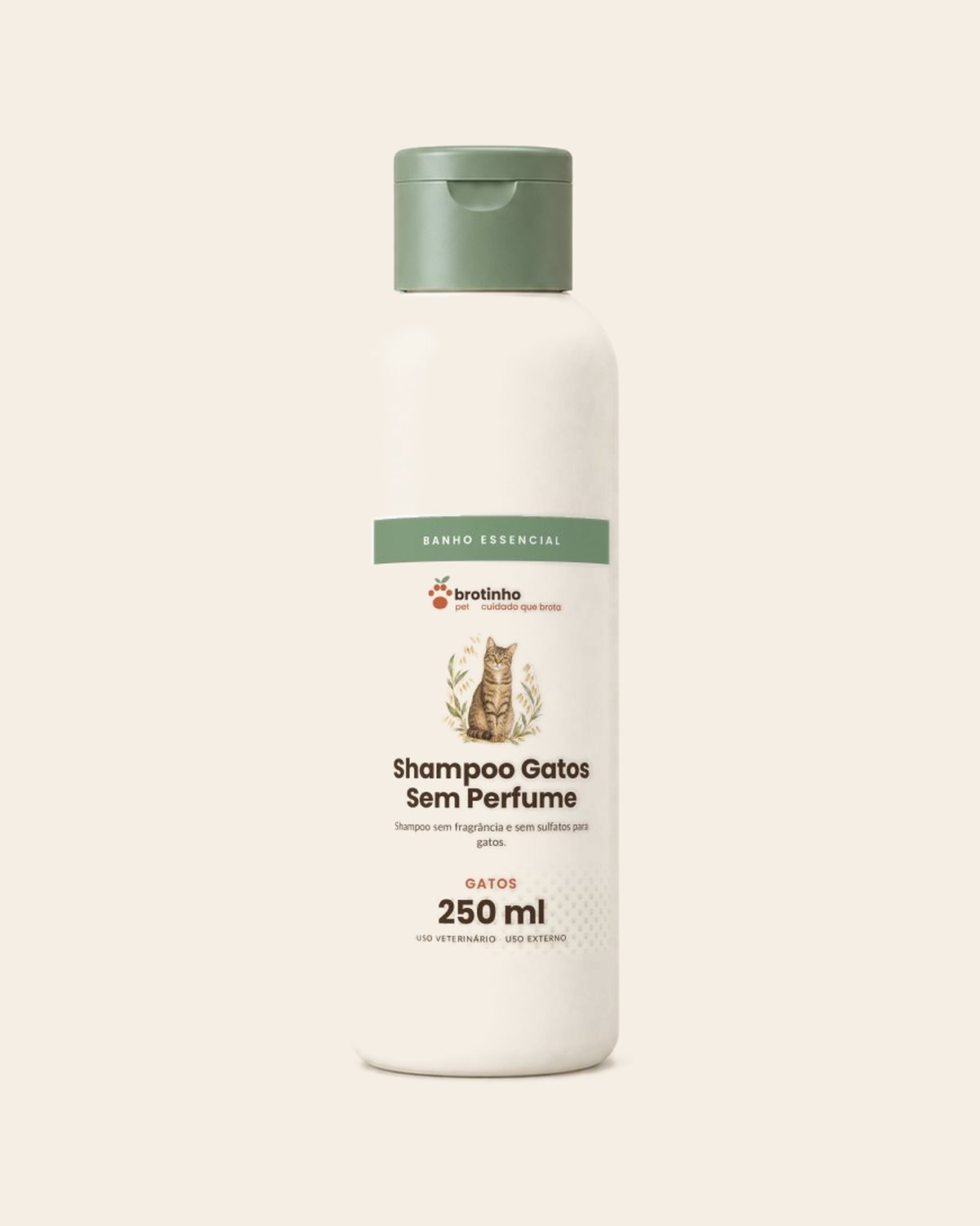 Shampoo Gatos Sem Perfume