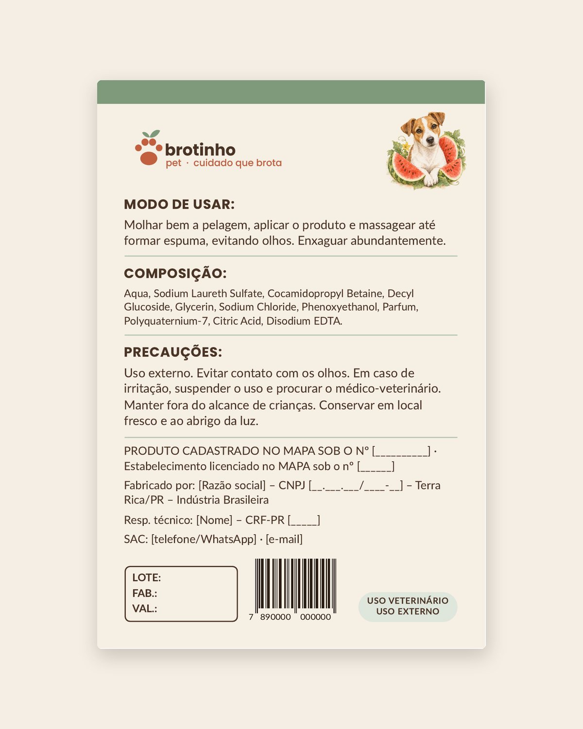 Shampoo Melancia