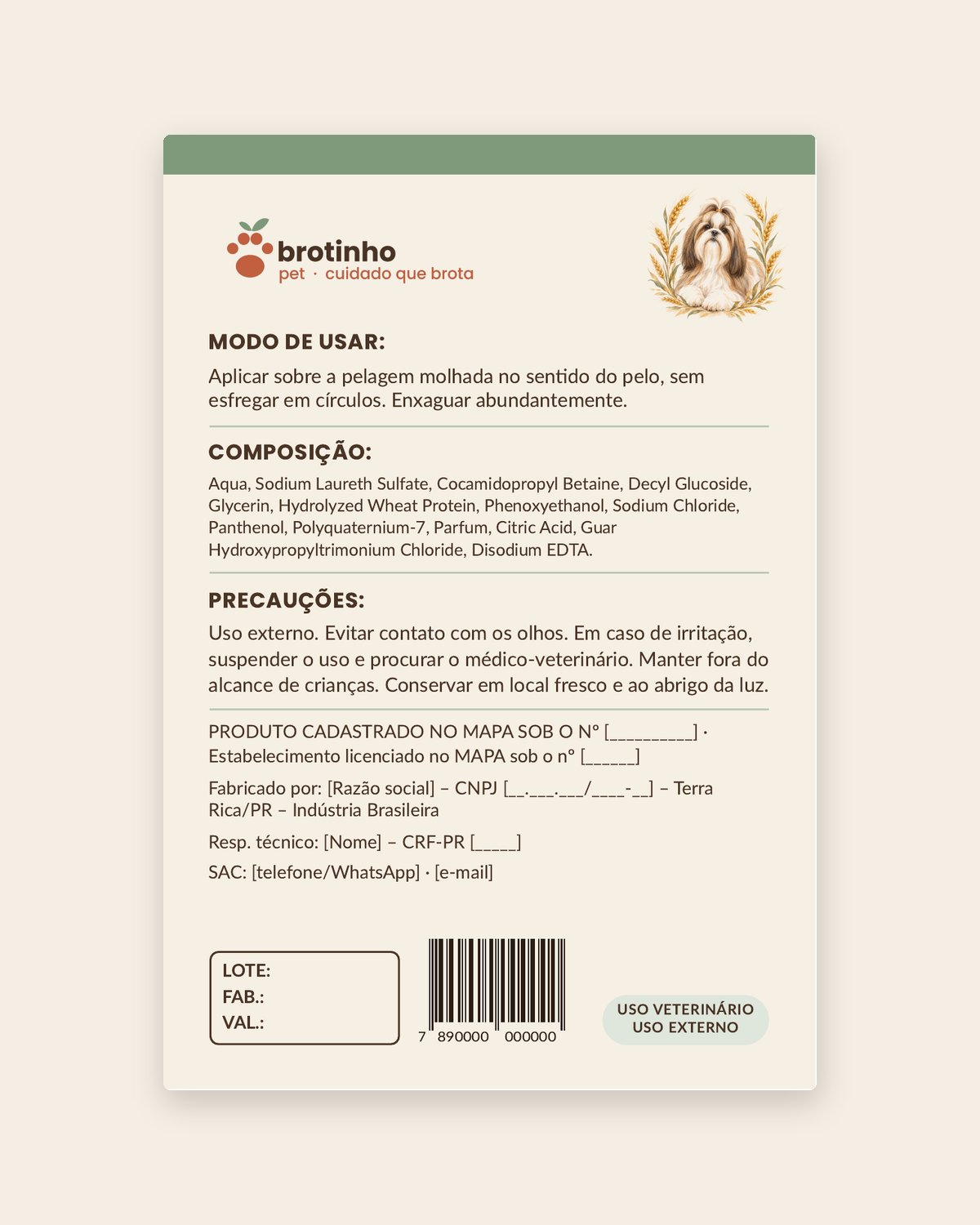 Shampoo Pelagem Longa